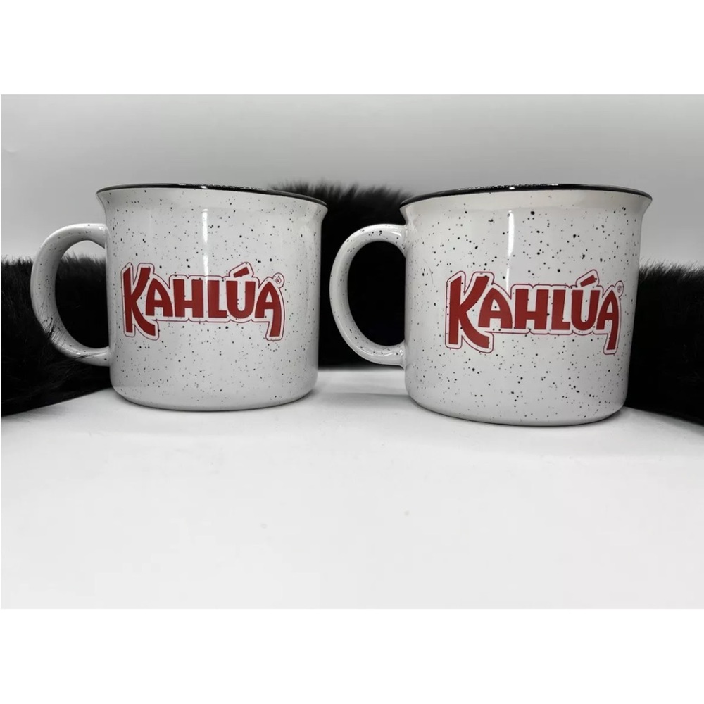 KAHLUA Ceramic Coffee Stoneware Style Mug 16 oz Set of 2 *New